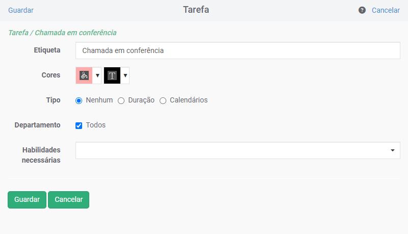 Personalizao de listas de tarefas