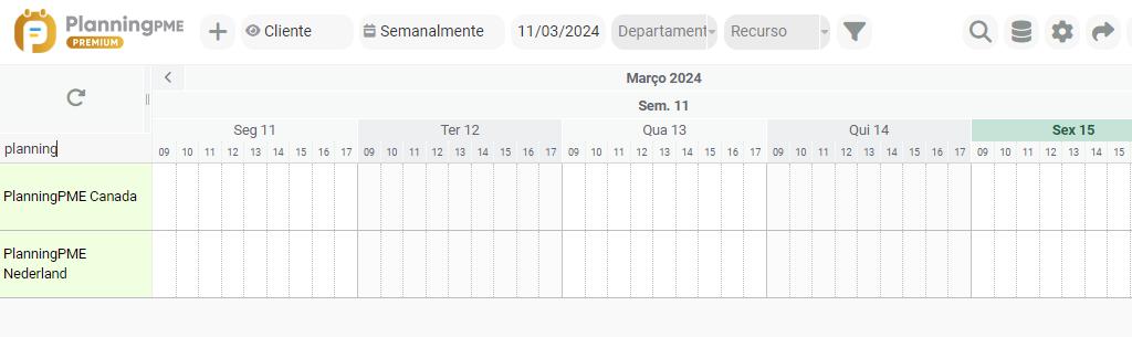 Pesquisar um projecto a partir do filtro